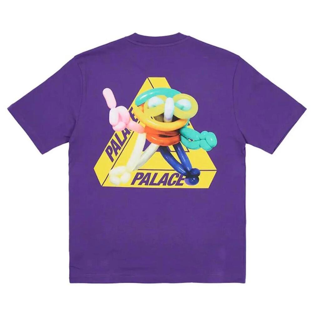 Palace Tri Twister T Shirt in Regal Purple